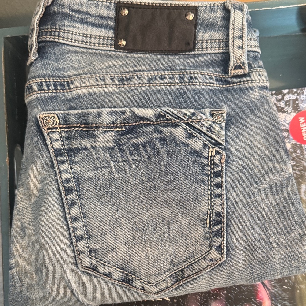 Buckle Black Fit 186 Women's Light Blue Straight Leg Jeans